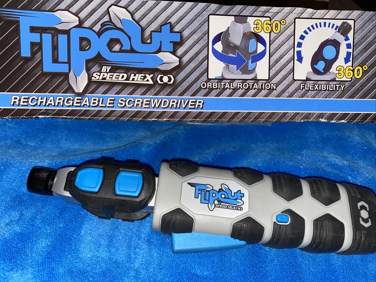 SpeedHex FLIPOUT Multi Angle Rechargeable Power Screwdriver Drill Driver