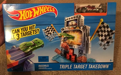 Details about / Hot Wheels Triple Target Takedown NEW Sealed HotWheels Track Set