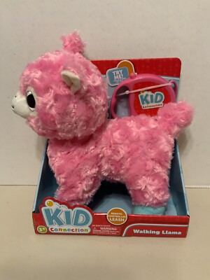 Walking Pet 9  Pink Llama With Sound, Kid Connection, Remote Controlled Leash(Q)