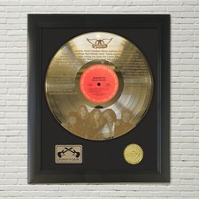 Aerosmith - Sweet Emotion Legends of Music Etched LP Framed Display M4