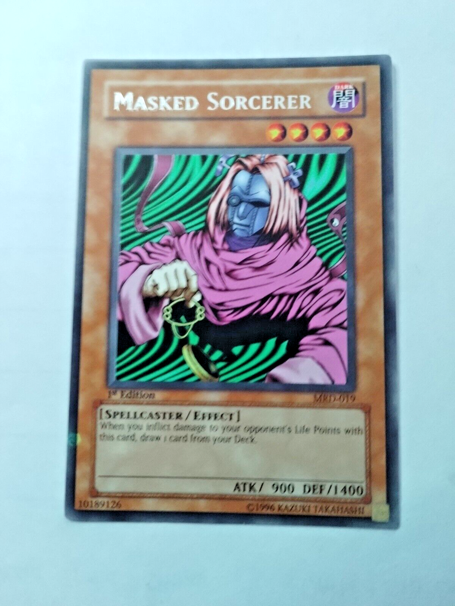 Yu-Gi-Oh! TCG Masked Sorcerer Metal Raiders MRD-019 1st Ed. Rare