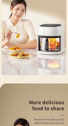 Large Smart Air Fryer - Convection Oven for Oil-Free Frying, Healthy Cooking - Picture 17 of 25