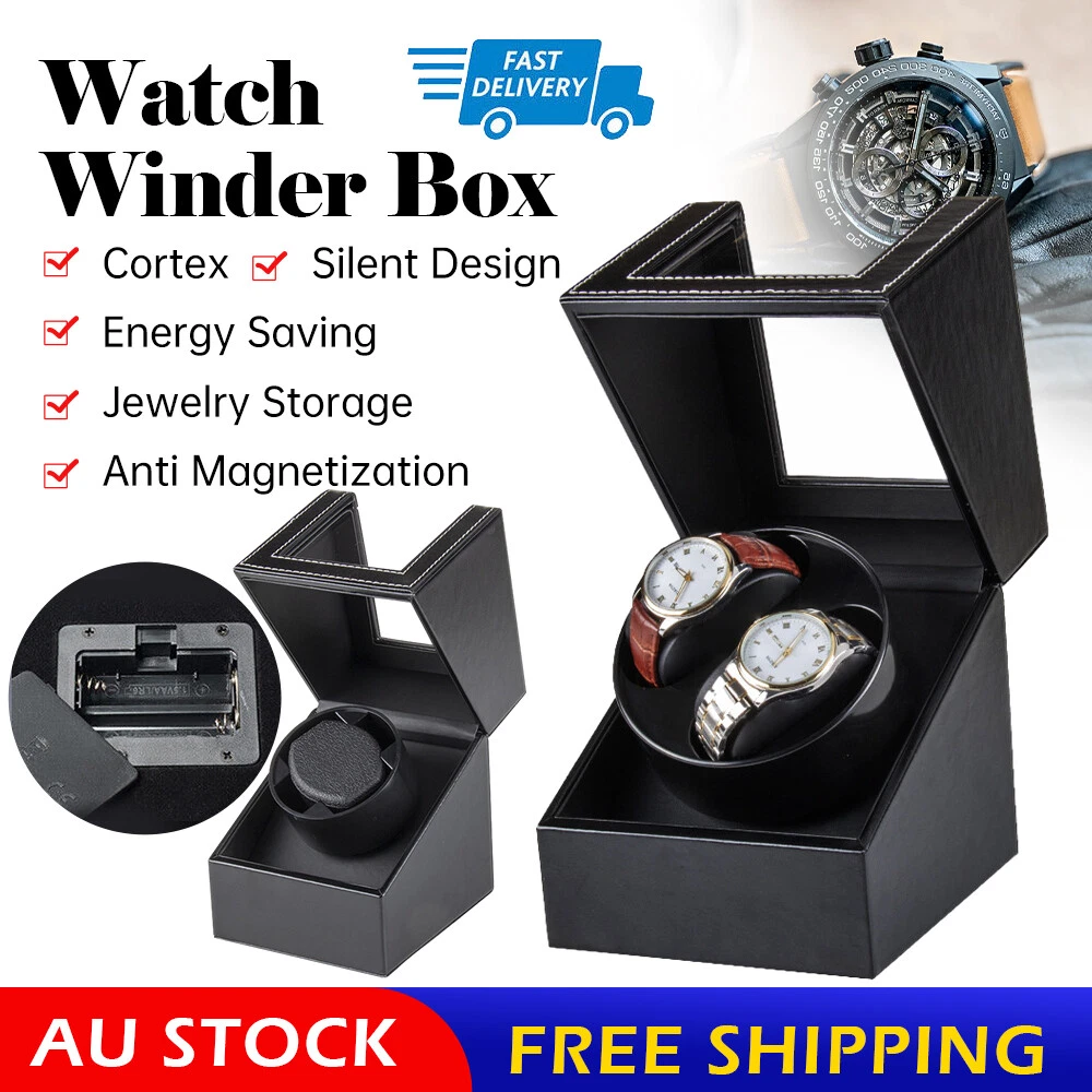 Automatic winding watch box sale