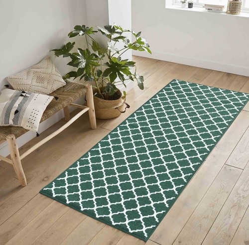 Trellis Non Slip Indoor Door Mat Large Washable Rug Kitchen Floor Door Mats - Picture 21 of 22