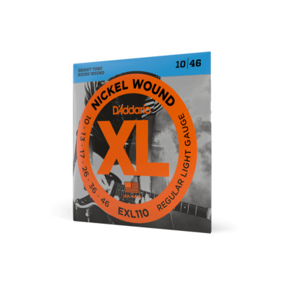 Saiten für E-Gitarre, D'Addario EXL110 Regular Light Gauge 10-13-17-26-36-46