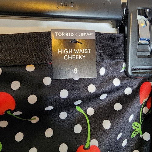 6X 30W Torrid Retro Negro Blanco Cereza Caramuza Pantias Encaje Lencería Boudior - Imagen 9 de 10