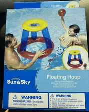 Sun & Sky Water Basketball Game Floating Hoop Pool Games base ring 28.3 inch 