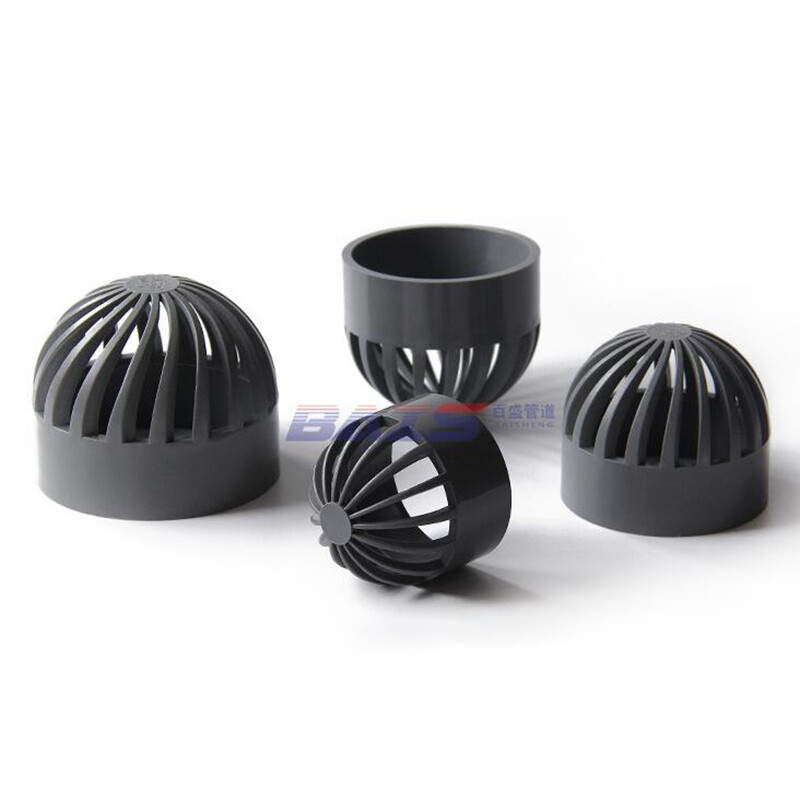 PVC Pipe Fittings Tank Drainage Pipe End Caps Water Drainage Filter For Aquarium