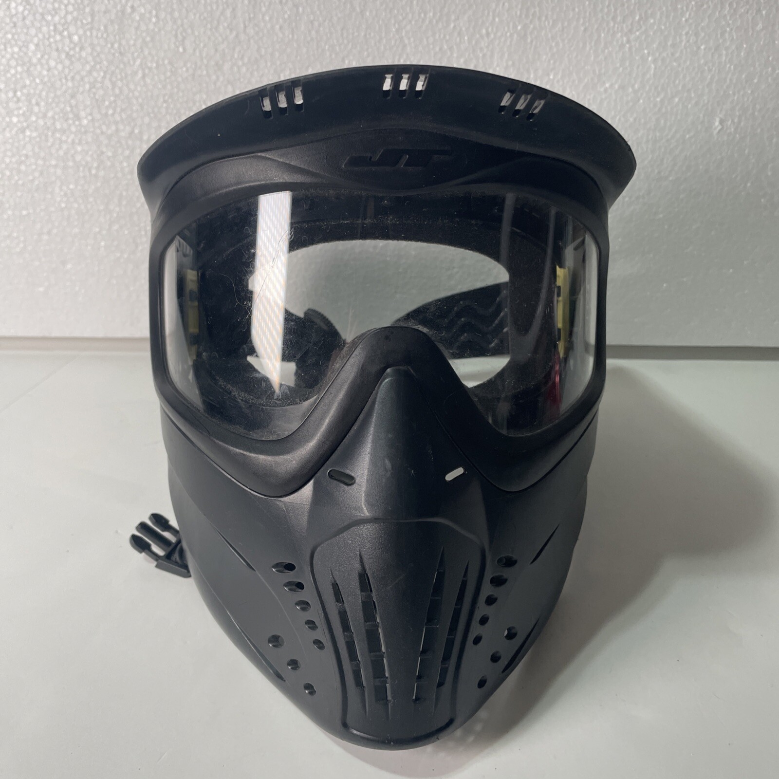 Adult JT Paintball Airsoft Mask With Full Face Shield Clear Goggles Adjustable