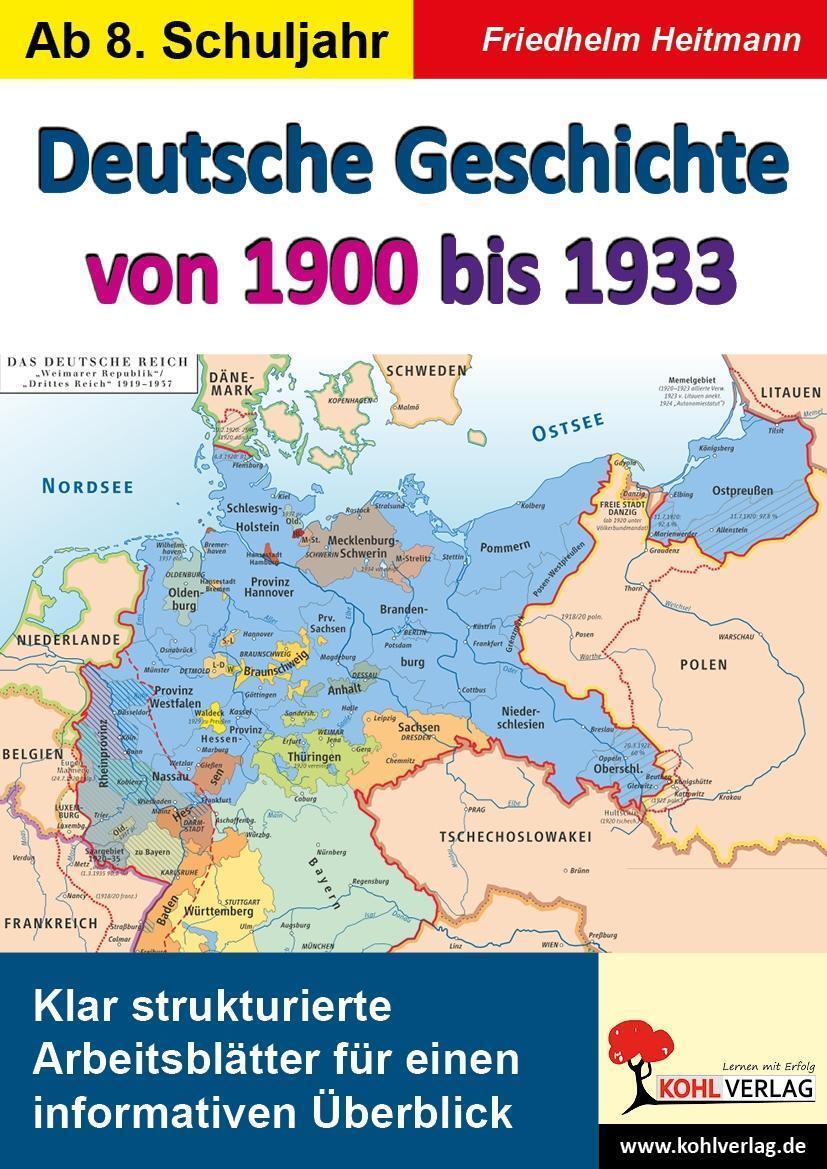 Thumbnail - Deutsche Geschichte Von 1900 Bis 1933 Friedhelm Heitmann 9783960404095