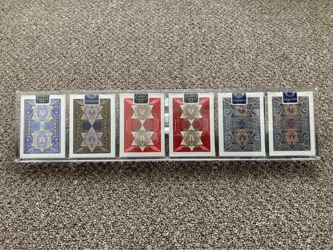 vintage BICYCLE OSMAND complete Deck 6 bule Gold prototype Red Red Platinum Mod