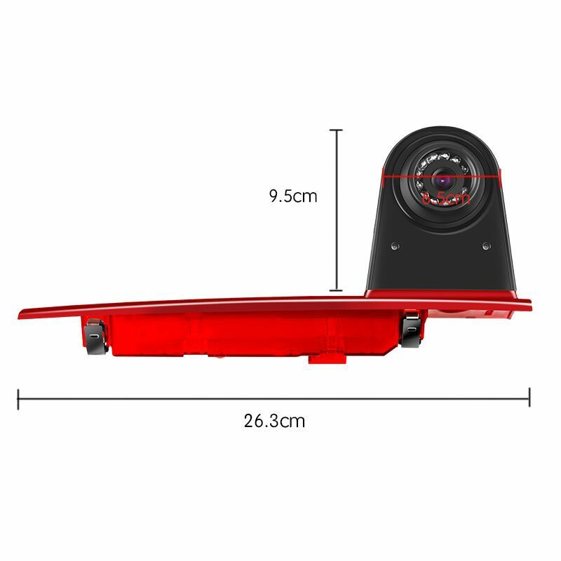 Kit Cámara Reversa HD Para Ford Transit Custom 2016 – Monitor 6.86″ Con Visión Nocturna Y Líneas De Guía