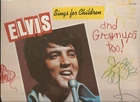 ELVIS PRESLEY sings for children and grown up 1978 LP vinyl gatefold album RCA