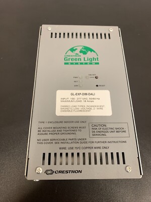 Crestron GL-EXP-DIM-DALI Green Light Universal Dimmer Expansion Module 6507035