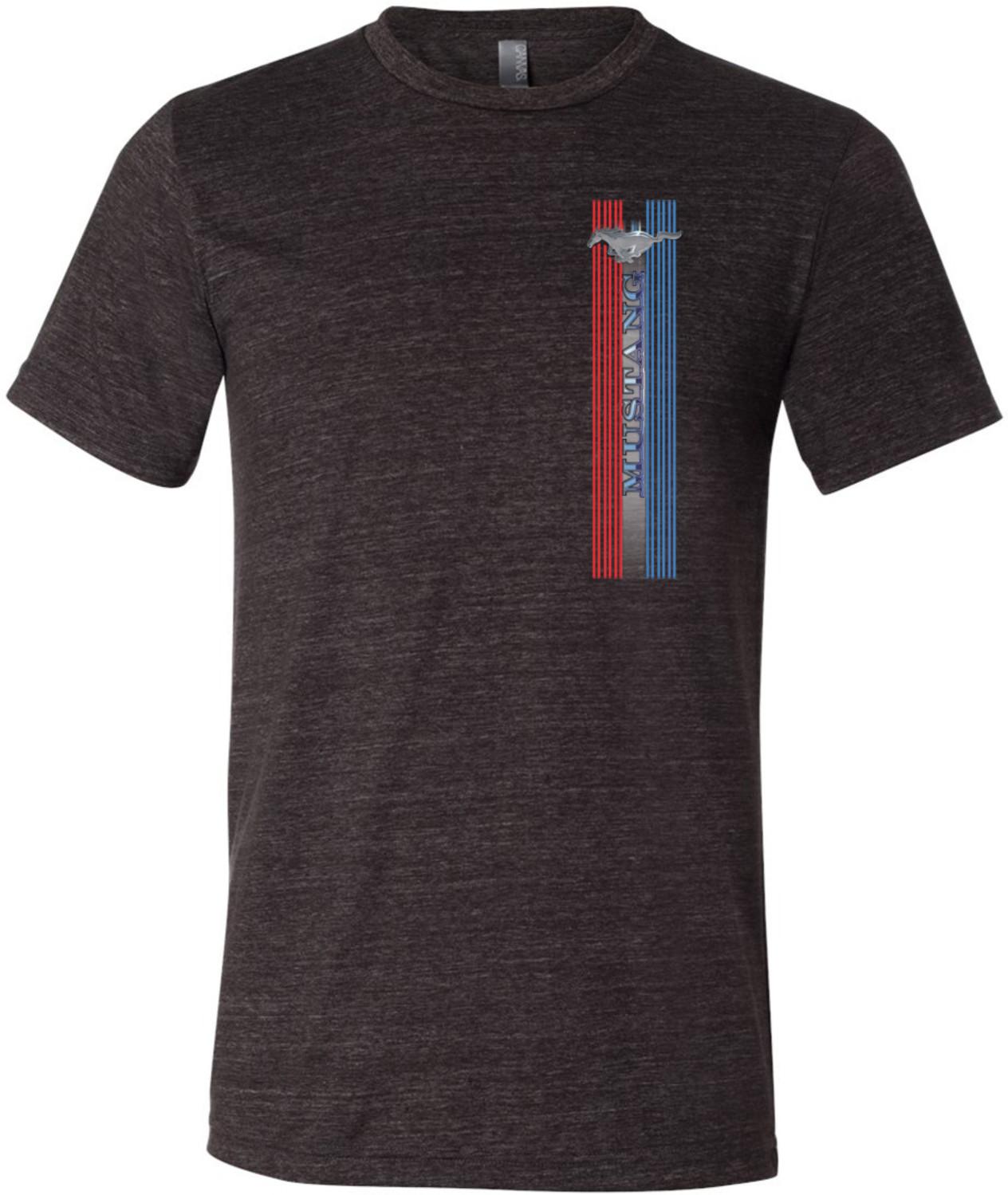 Acquista Cool Shirts Ford Mustang T shirt Pony Logo Tri Bar Tri Blend Tee
