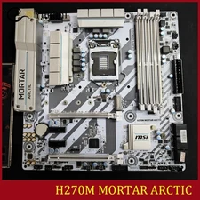 FOR MSI H270M MORTAR ARCTIC DDR4*4 LGA1151 Intel 64GB M-ATX Ｍotherboard Test OK