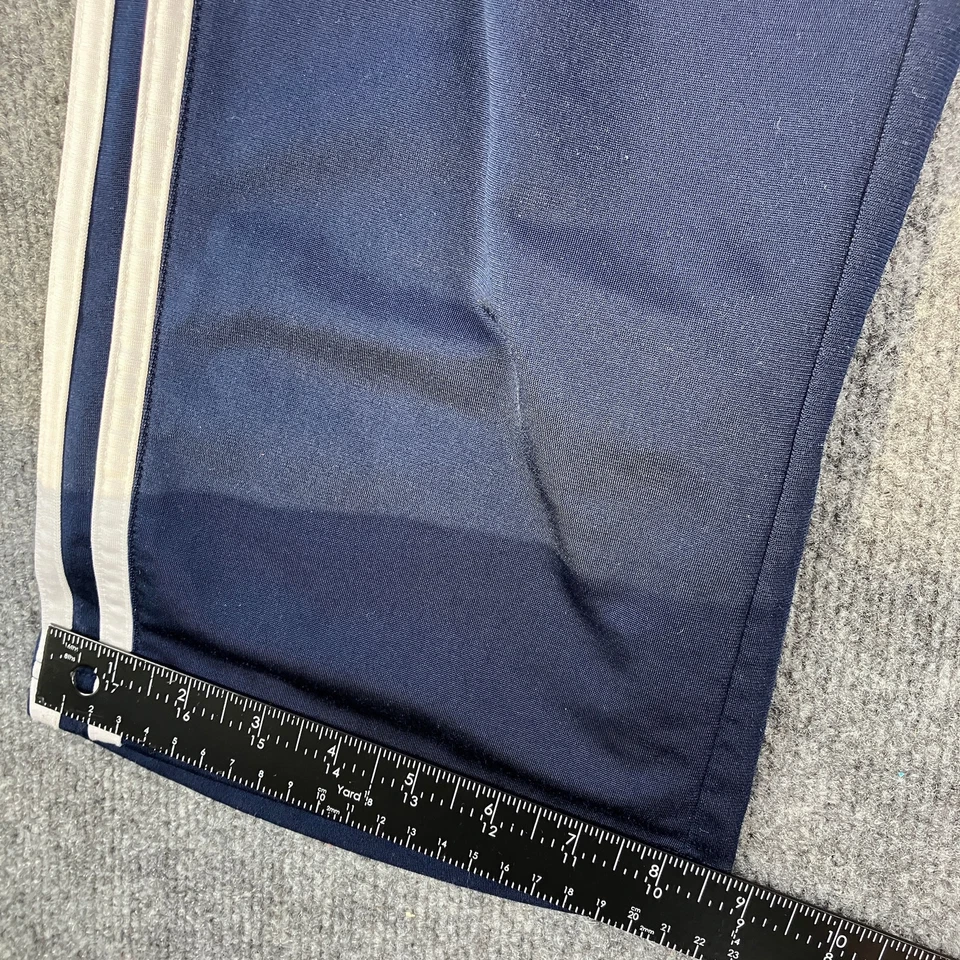 Pantalones deportivos Adidas unisex niños XL azul marino rayas cintura elástica Foto 3 de 4