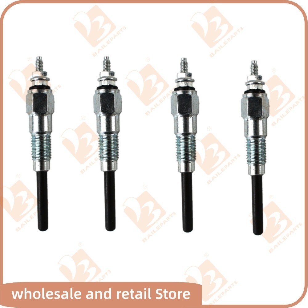 4PCS Glow Plug 85mm For Kubota 19077-65512 19077-65513 19077-65510 V2203 V2403