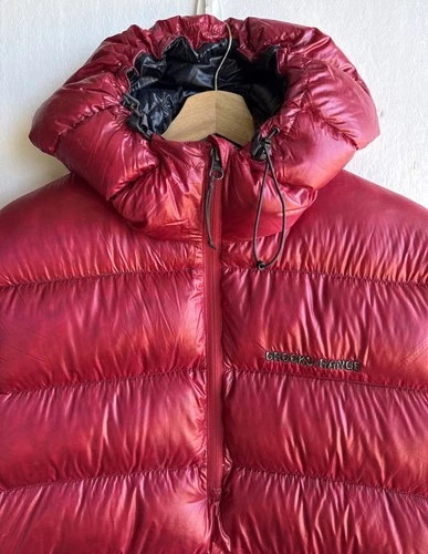 Brooks-Range Mountaineering DownTek Jacket Mens L Red 90%Goose Down Parka Puffer image 8