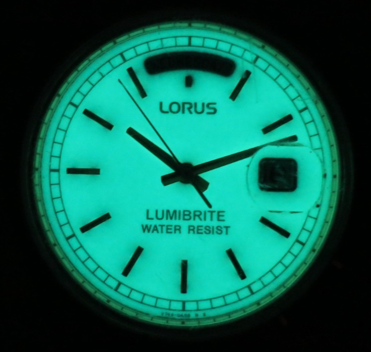 Lorus True President Lumibright Quartz Watch - V744-0A30 / V744