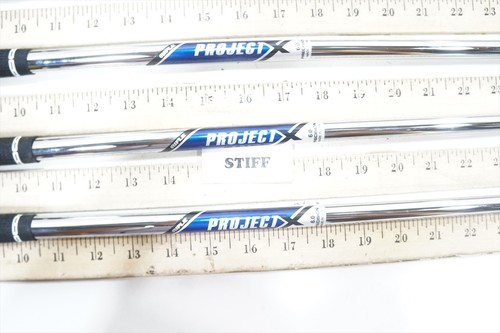 Project X Blue Label Steel 120 6.0 S 34"-37.5" 8P Iron Shaft Set Pulls .355 5478 - Picture 4 of 5