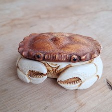 Vintage Harmony Kingdom Sid Crab Small Trinket Box Figurine Peter Calvesbert