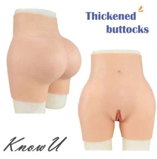 Silicone Panty Underwear Pants Hip Lift Butt Enhancer Crossdresser Fake Vagina