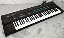 Yamaha DX7 Digital FM Synthesizer 61-Key Keyboard w/ Cartridges Manual Tested Ja