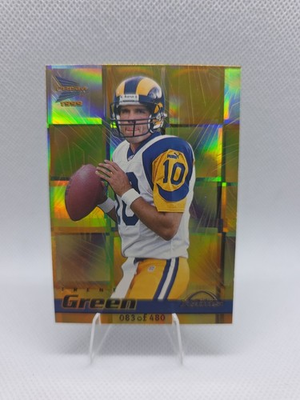 #ad 1999 Pacific Prism Trent Green #120 Holographic Gold 480 $5.99