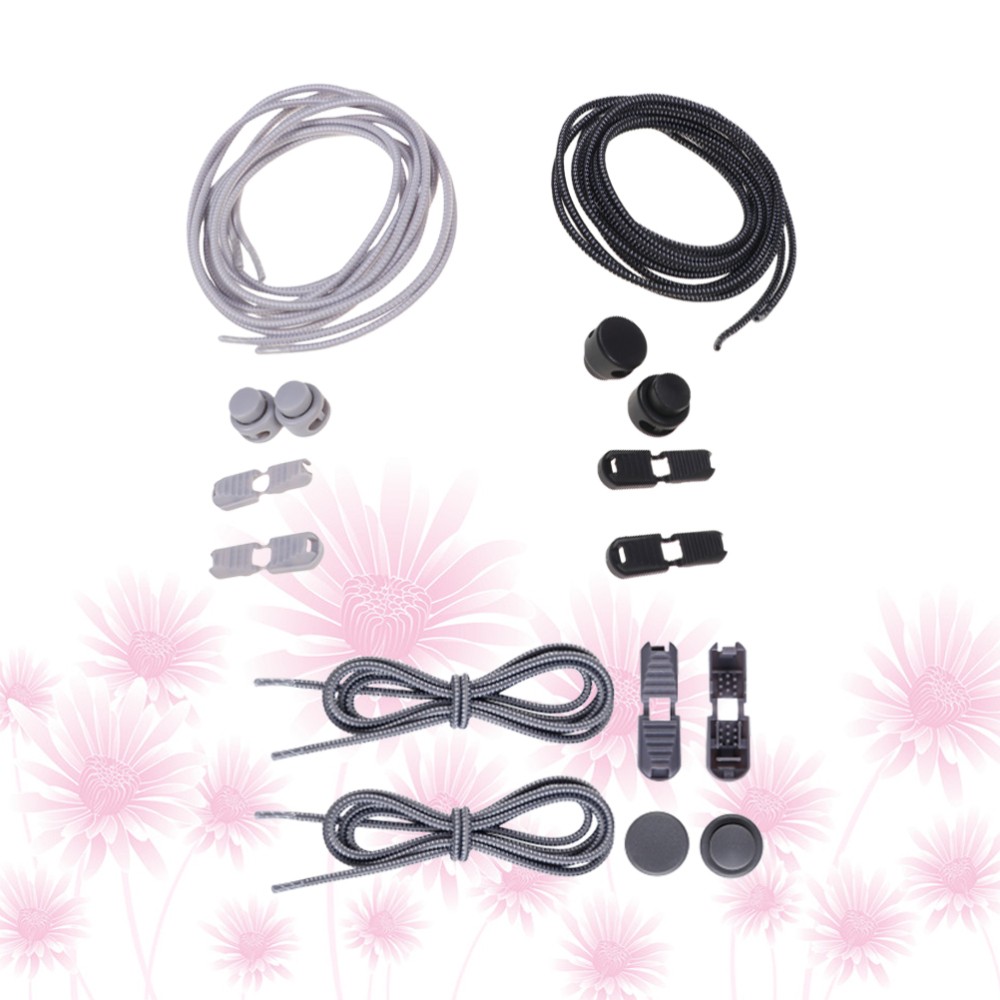 APL 12 Pezzi Lacci Elastici in Corda per Scarpe Bambino Senza Tieless con Dispositivo di Blocco Fissaggio Rapido