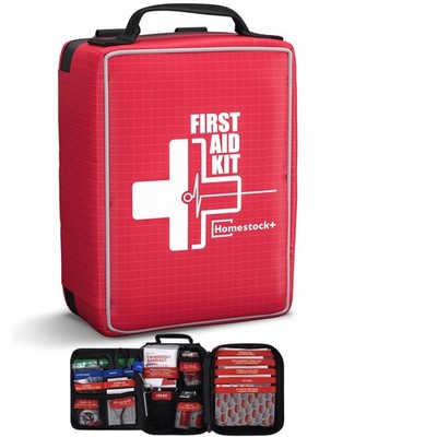 First Aid Kit, Upgrade Trauma First Aid Kit with Labelled Compartments -Kits ...