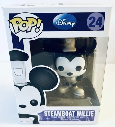 Funko Pop! Vinyl: Disney - Mickey Mouse (Steamboat Willie) #24