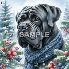 Cane Corso Acrylic Round Christmas Ornament CHOICE