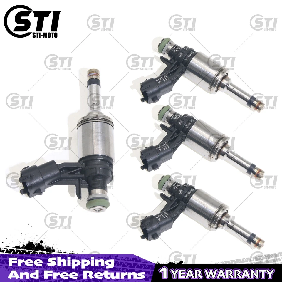 套装 (4) 燃油喷射器 FJ1140 适用于 2012 - 2016 路虎揽胜 Evoque 2.0L L4 — 第 2/4 张图片