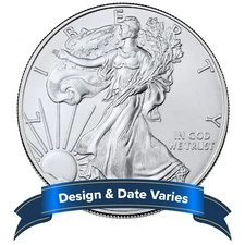 $1 American Silver Eagle 1 oz Random Year Brilliant Uncirculated