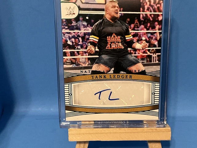 2024 National Treasures WWE Viewpoint Auto Tank Ledger # 1/5