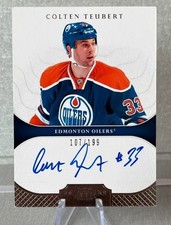 Colten Teubert 2011-12 Panini Dominion_hard signed Auto /199_Oilers