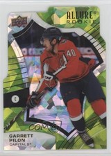 2021-22 Upper Deck Allure Rookies Green Rainbow Die-Cut 5/99 Garrett Pilon 0c5y