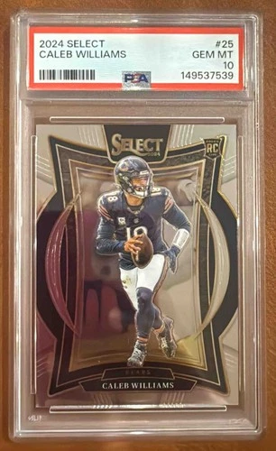 2024 PANINI SELECT #25 CALEB WILLIAMS PSA 10