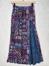 Vtg Carole Little Maxi Skirt 2P Peasant Festival Hippie Boho Y2K Cottage Prairie