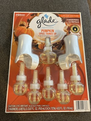 Glade plugIns Limited Edition Pumpkin & Spice Things Up 2 Warmers & 6 Refills