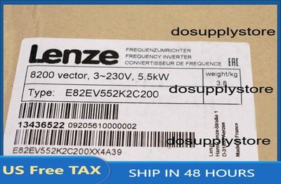 E82EV552_2C200 NEW LENZE Frequency Inverter 8200 Vector 5.5kW E82EV552K2C200
