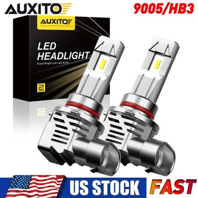 9005 HB3 LED Headlight Bulbs Kit 360° Lighting High/Low Beam LED Lamps 6500K 60W
