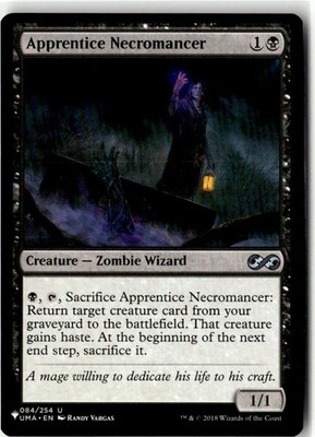 Magic Apprentice Necromancer NM The List Reprints