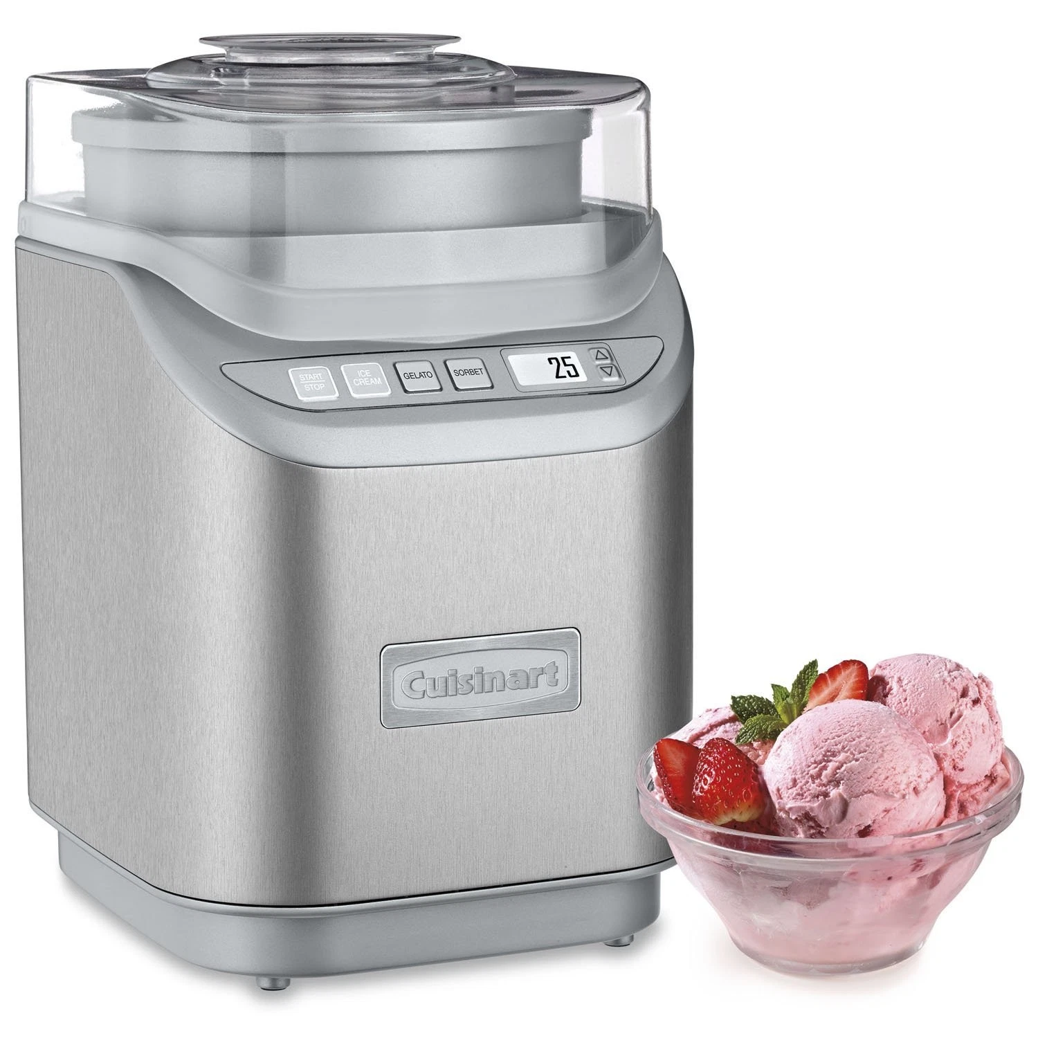 Cuisinart Cool Creations Electronic Ice Cream Maker - Brushed Metal- ICE-70
Opens in a new window or