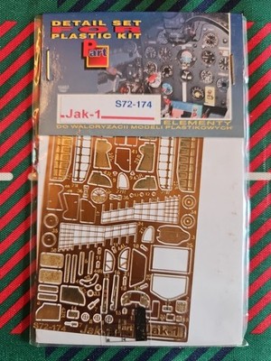 Part 1/72 Yakovlev Yak-1 detail set p/n: S72-174