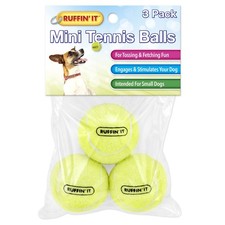 Small Tennis Balls - Small Sized Dog for Park, Home, or Beach, 3 Pack