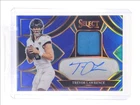 TREVOR LAWRENCE 2025 SELECT PATCH AUTOGRAPH BLUE PRIZM AUTO /149 Q2277