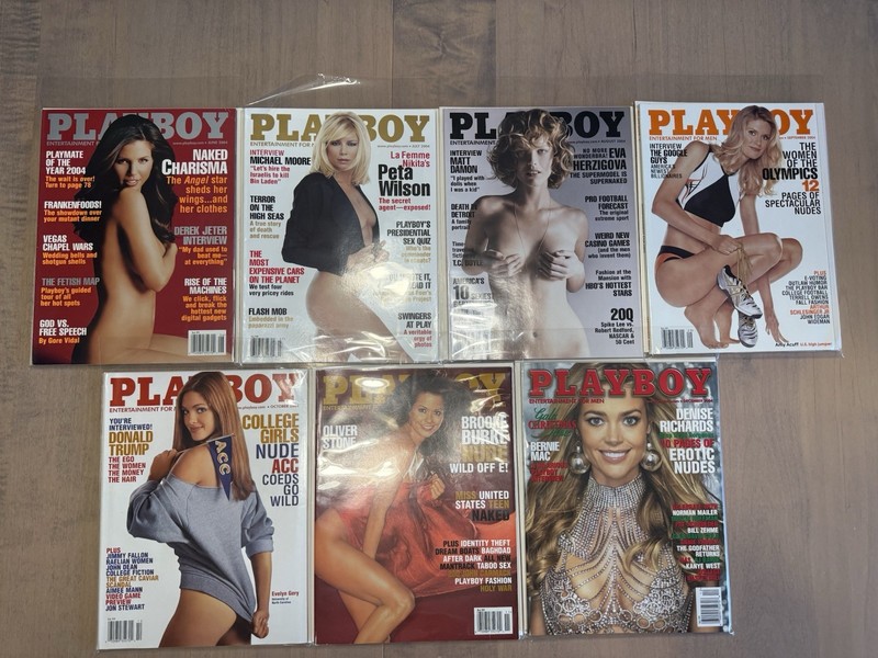 Playboy 2004 Magazine Lot