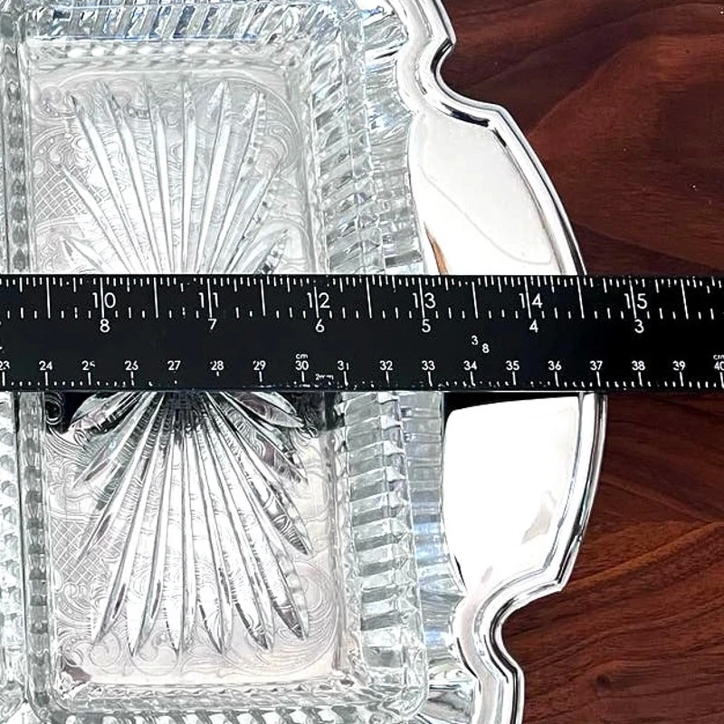 NIB Relish Serving Tray Silver Plated Oneida USA - Image 3 of 4